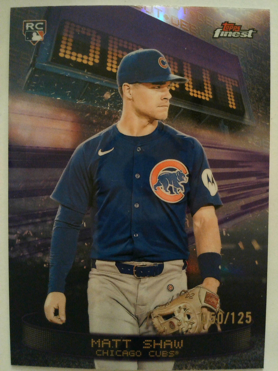 2025 Finest Baseball Debut Purple 050/125 Matt Shaw #D-12