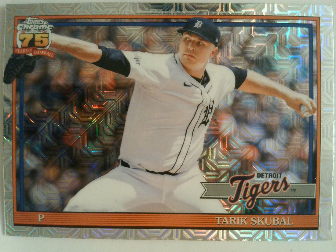 2026 Topps 1991 Topps Baseball 35th Anniversary Chrome Tarik Skubal #91C-24