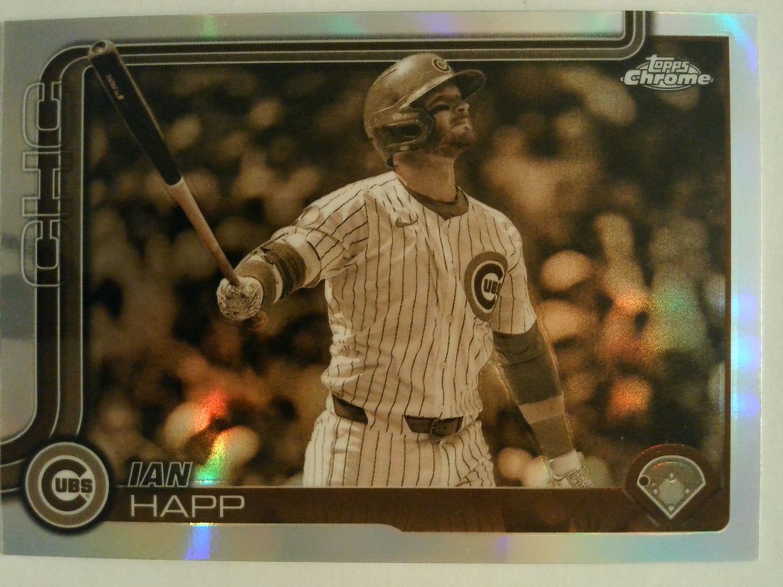 2025 Topps Chrome Baseball Sepia Refractors Ian Happ #144