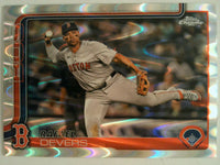 2025 Topps Chrome Baseball Raywave Refractors Rafael Devers #127