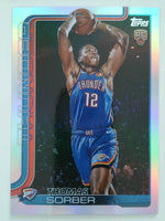2025-26 Topps Basketball Rainbow Foilboard Thomas Sorber #215 Rookie