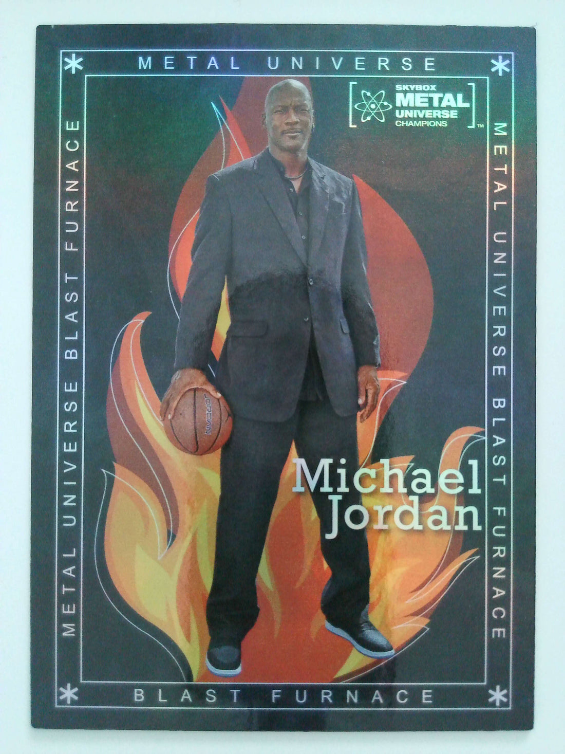 2021 SkyBox Metal Universe Champions Blast Furnace Michael Jordan #BF-1