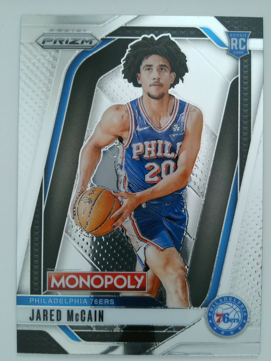 2024-25 Panini Prizm Monopoly Basketball Ice Prizms Jared McCain #3 Rookie