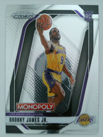 2024-25 Panini Prizm Monopoly Basketball Bronny James #45 Rookie