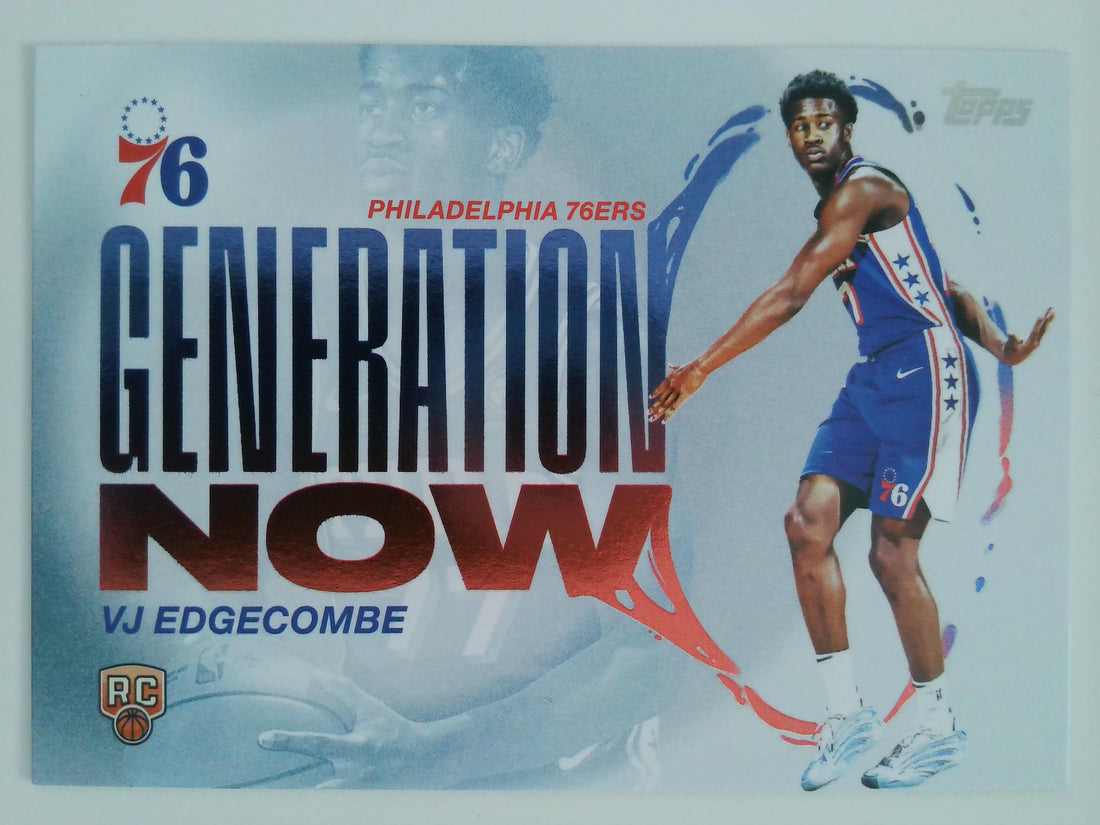 2025-26 Topps Basketball Generation Now VJ Edgecombe #GN-3