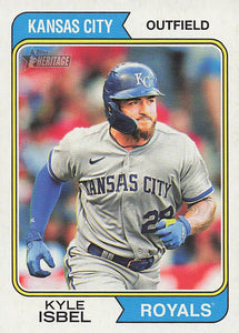 2023 Topps Heritage Baseball Kyle Isbel #535