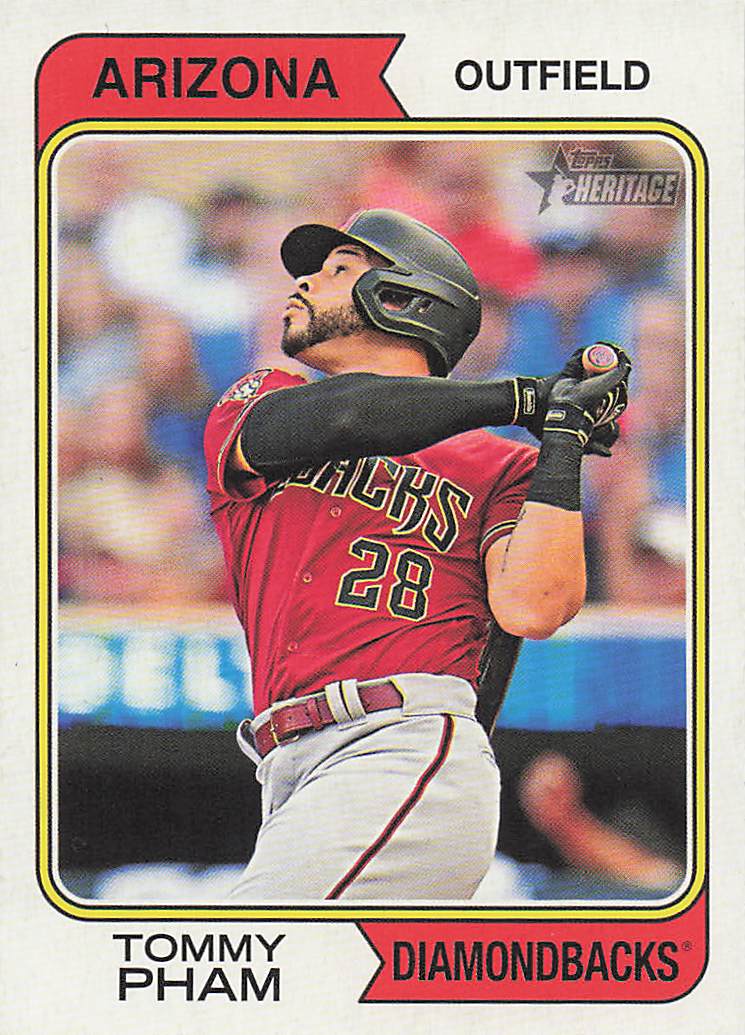 2023 Topps Heritage Baseball Tommy Pham #564