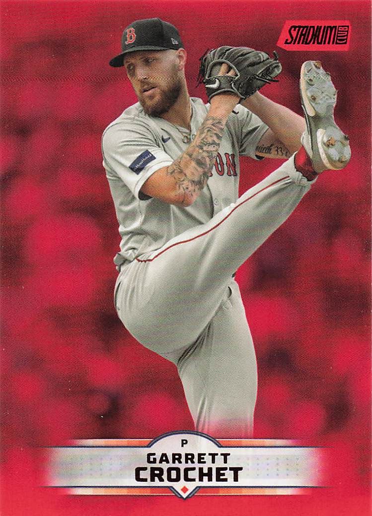 2025 Stadium Club Baseball Red Foil Garrett Crochet #18