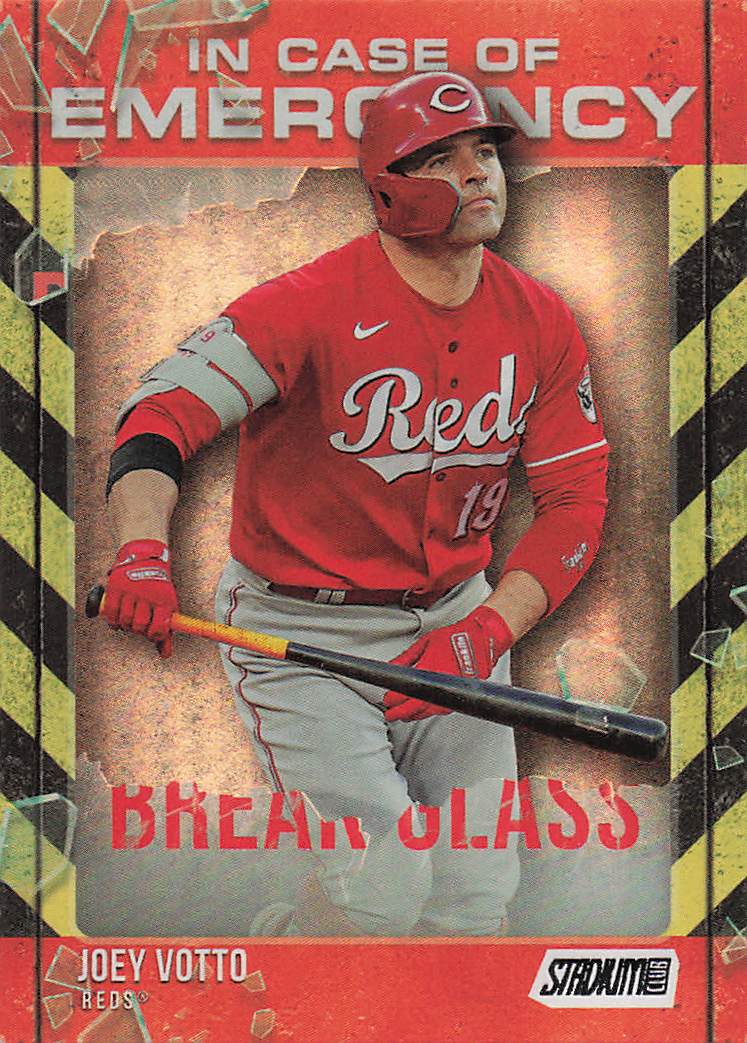 2025 Stadium Club Baseball In Case of Emergency Joey Votto #ICE-15