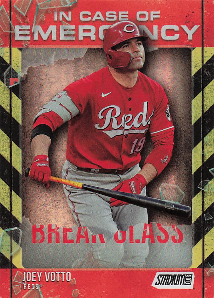 2025 Stadium Club Baseball In Case of Emergency Joey Votto #ICE-15