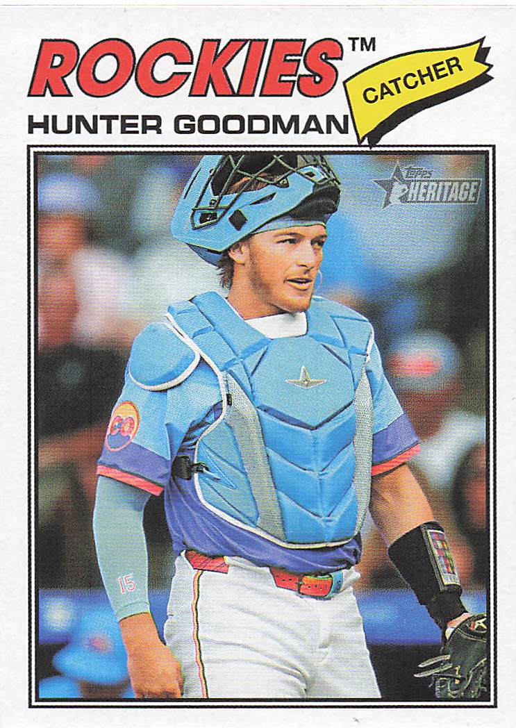 2026 Topps Heirtage Hunter Goodman #346