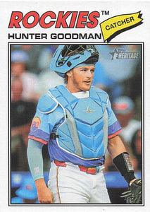 2026 Topps Heirtage Hunter Goodman #346