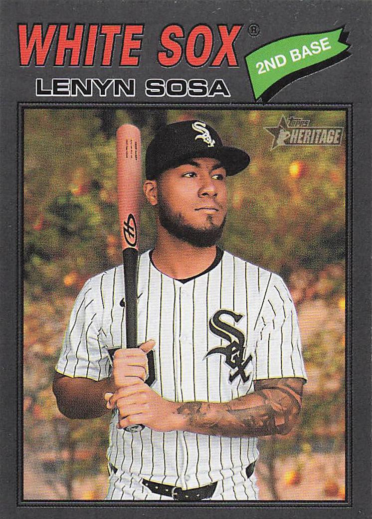 2026 Topps Heirtage Dark Grey Border Lenyn Sosa #339