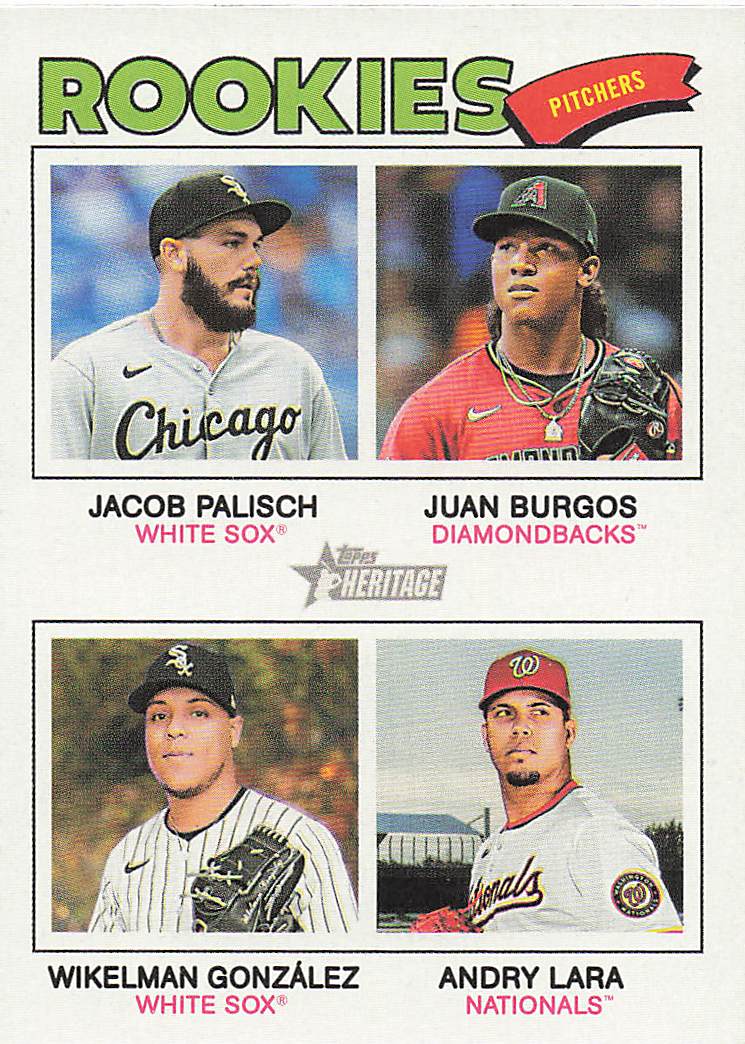 2026 Topps Heritage Palisch / Burgos / Gonzalez / Lara #378