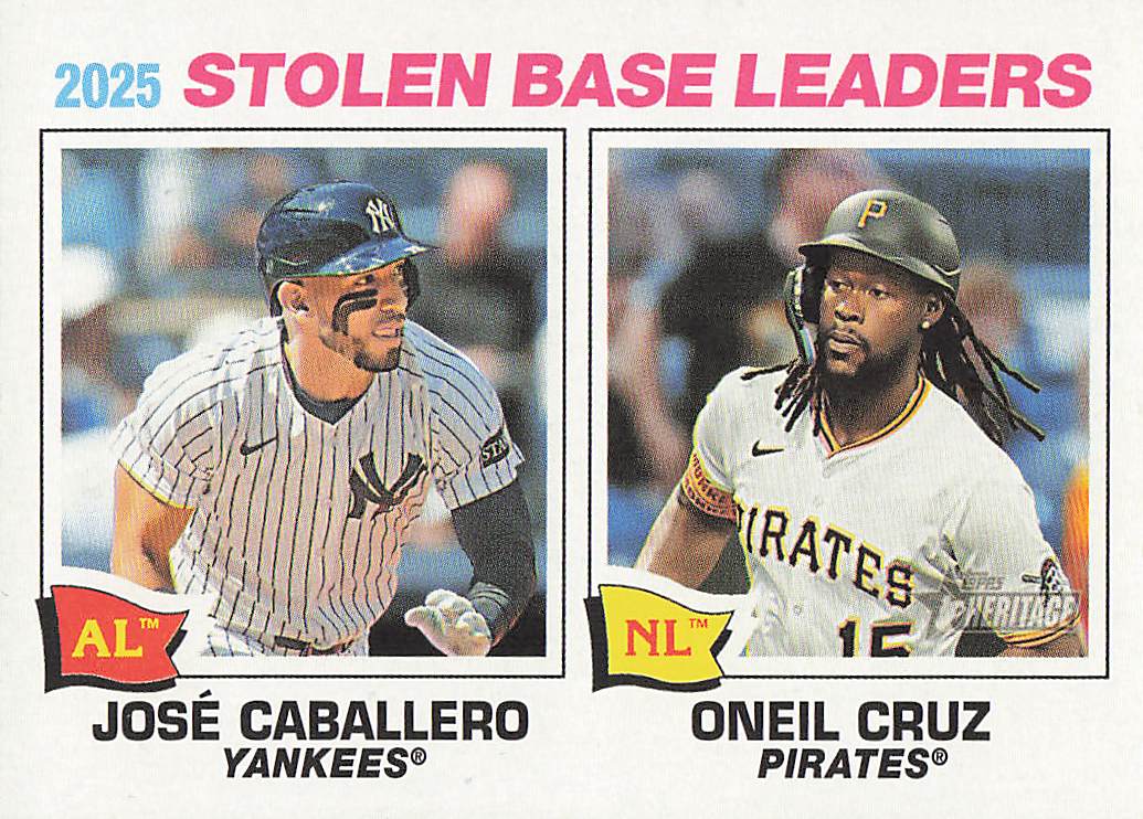 2026 Topps Heirtage Jose Caballero / Oneil Cruz #4