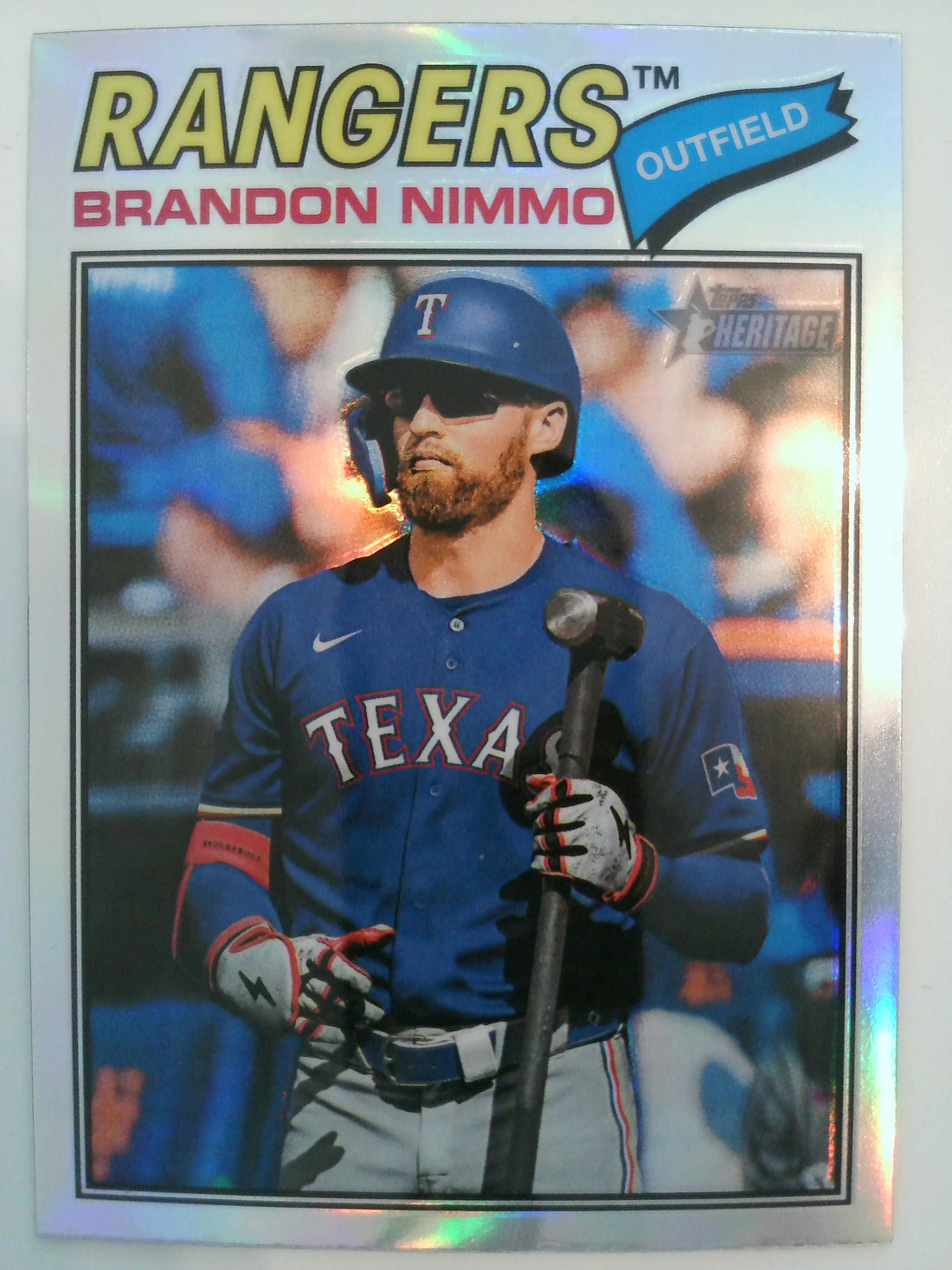 2026 Topps Heirtage Chrome Refractor Brandon Nimmo #119