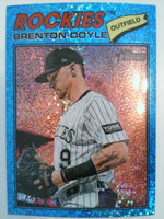2026 Topps Heirtage Light Blue Sparcle Chrome Brenton Doyle #355
