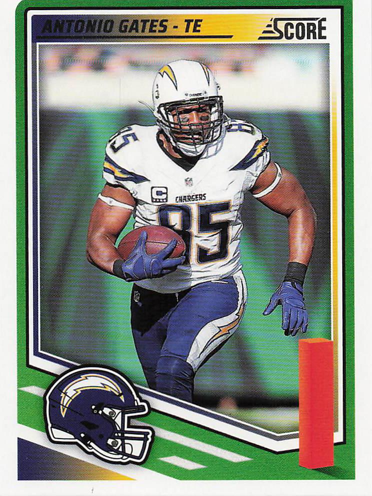 2025 Score Football Antonio Gates #193