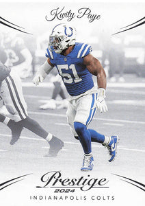 2024 Panini Prestige Football Kwity Paye #130