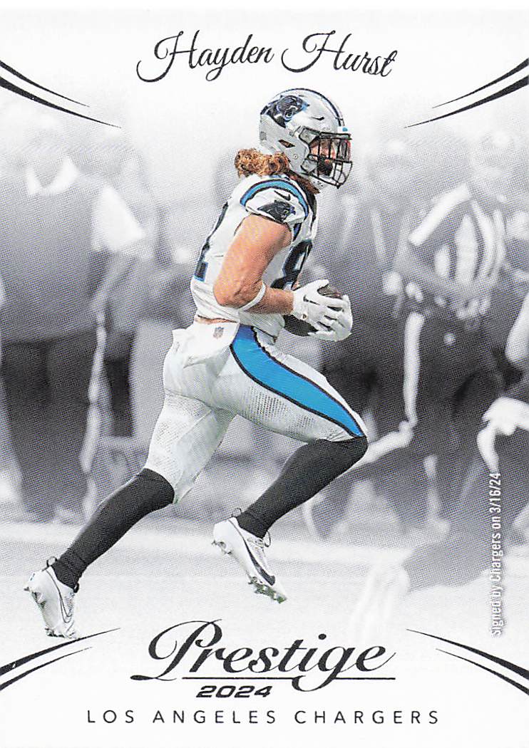 2024 Panini Prestige Football Hayden Hurst #168
