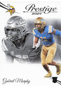 2024 Panini Prestige Football Gabriel Murphy #363 Rookie