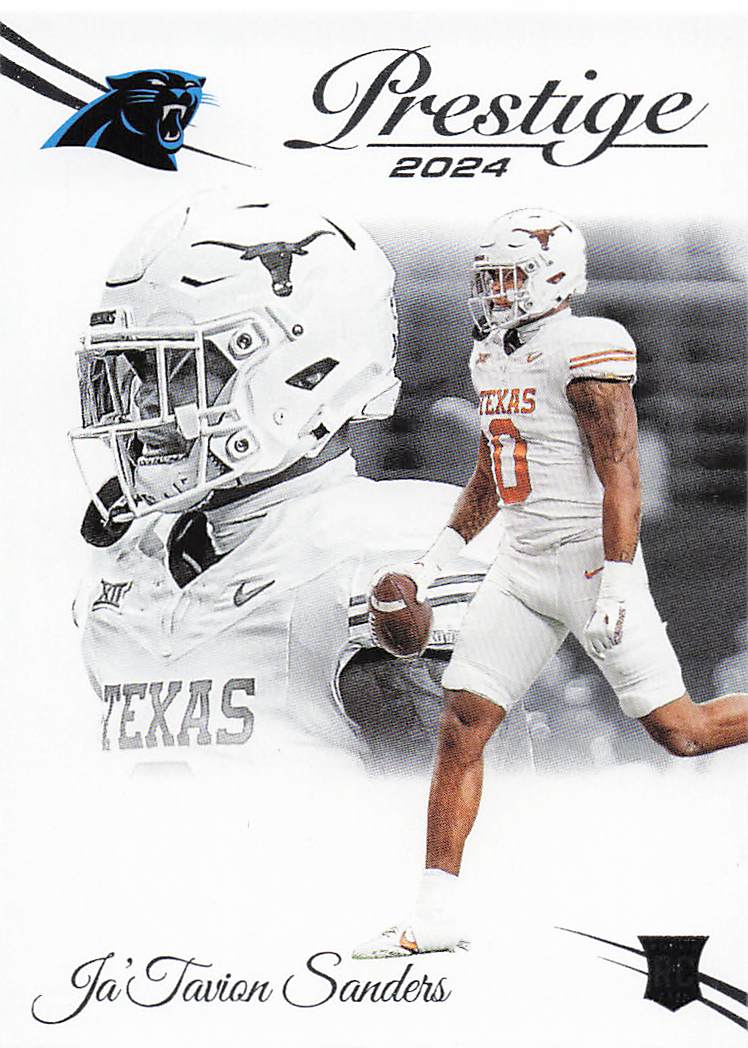 2024 Panini Prestige Football Ja'Tavion Sanders #358 Rookie