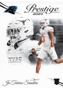 2024 Panini Prestige Football Ja'Tavion Sanders #358 Rookie