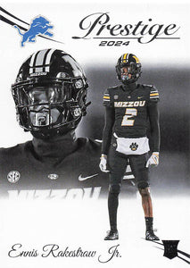 2024 Panini Prestige Football Ennis Rakestraw #323 Rookie