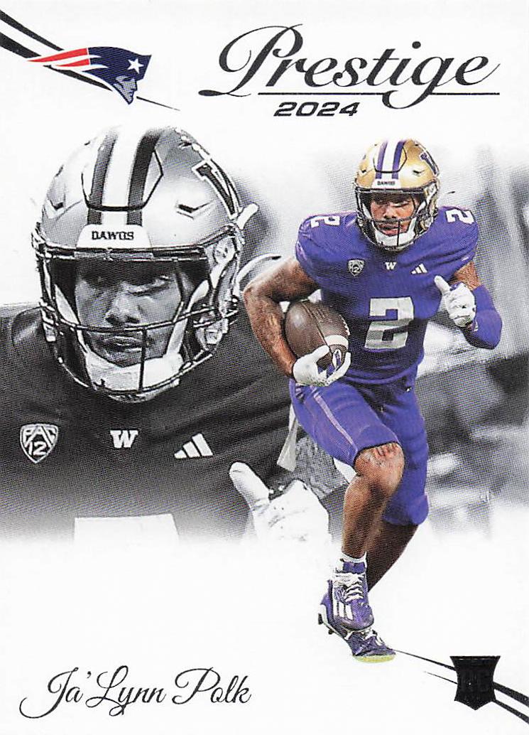 2024 Panini Prestige Football Ja'Lynn Polk #354 Rookie