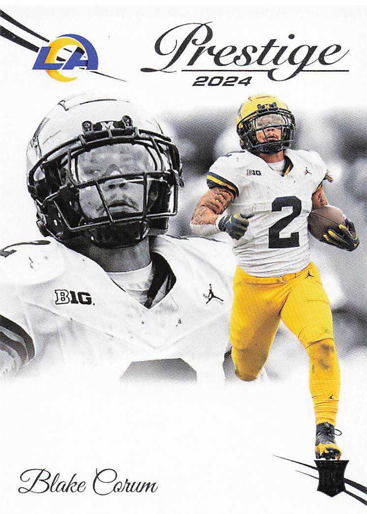 2024 Panini Prestige Football Blake Corum #349 Rookie