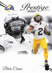 2024 Panini Prestige Football Blake Corum #349 Rookie