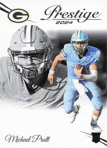 2024 Panini Prestige Football Michael Pratt #380 Rookie