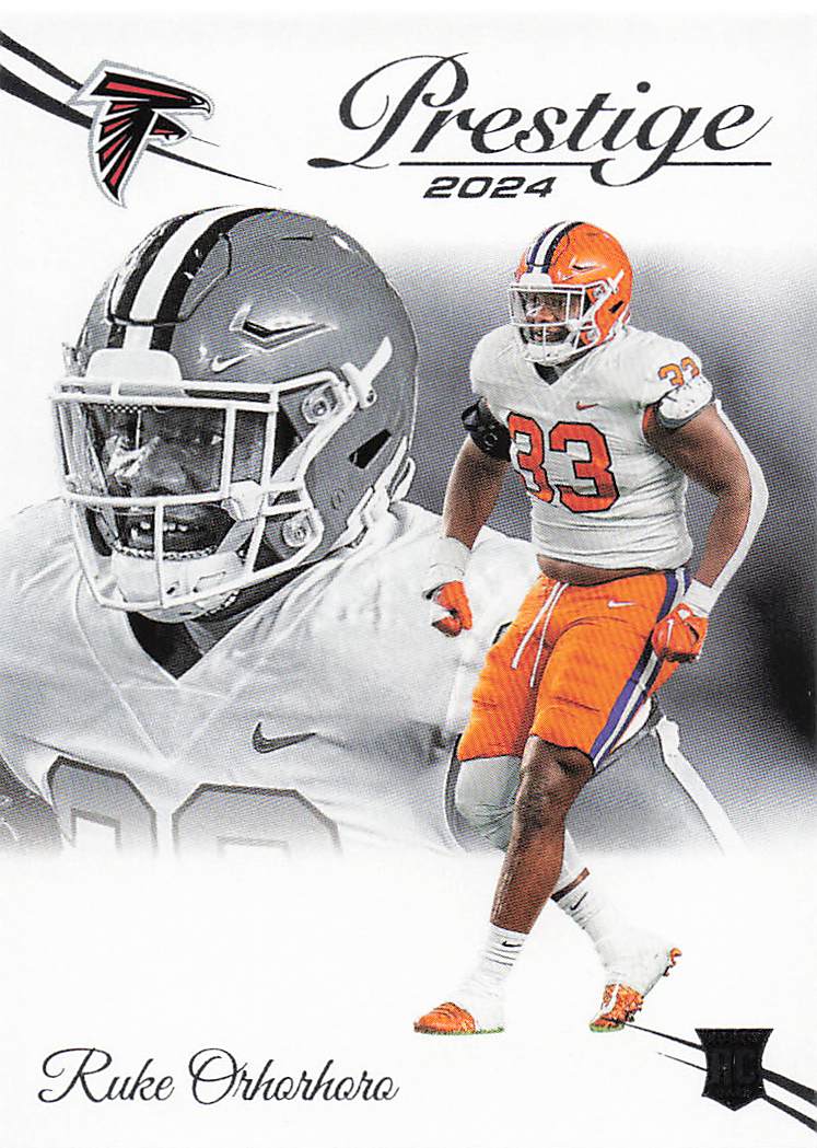 2024 Panini Prestige Football Ruke Orhorhoro #340 Rookie