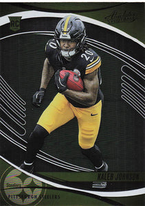 2025 Panini Absolute Football Retail Kaleb Johnson #148 Rookie