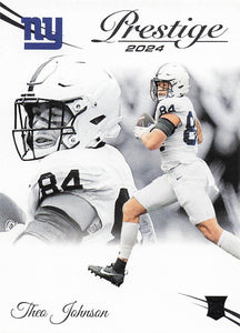 2024 Panini Prestige Football Theo Johnson #375 Rookie