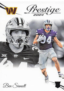 2024 Panini Prestige Football Ben Sinnott #388 Rookie