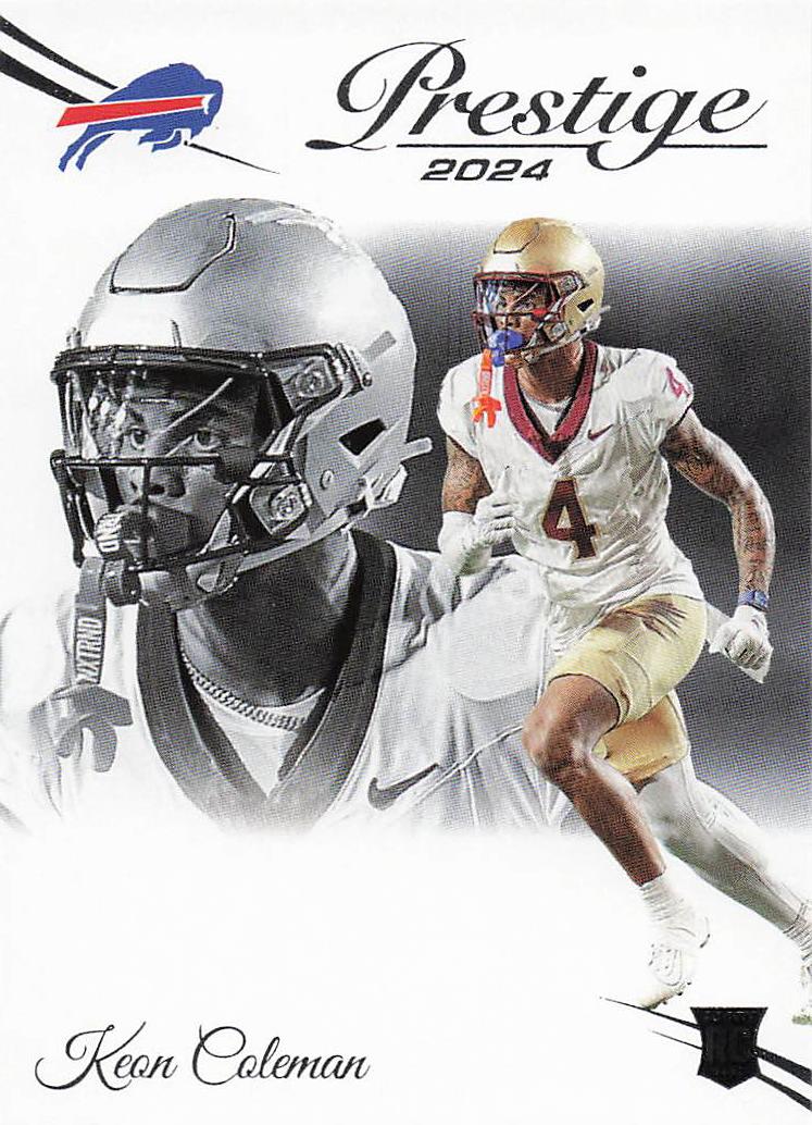 2024 Panini Prestige Football Keon Coleman #339 Rookie