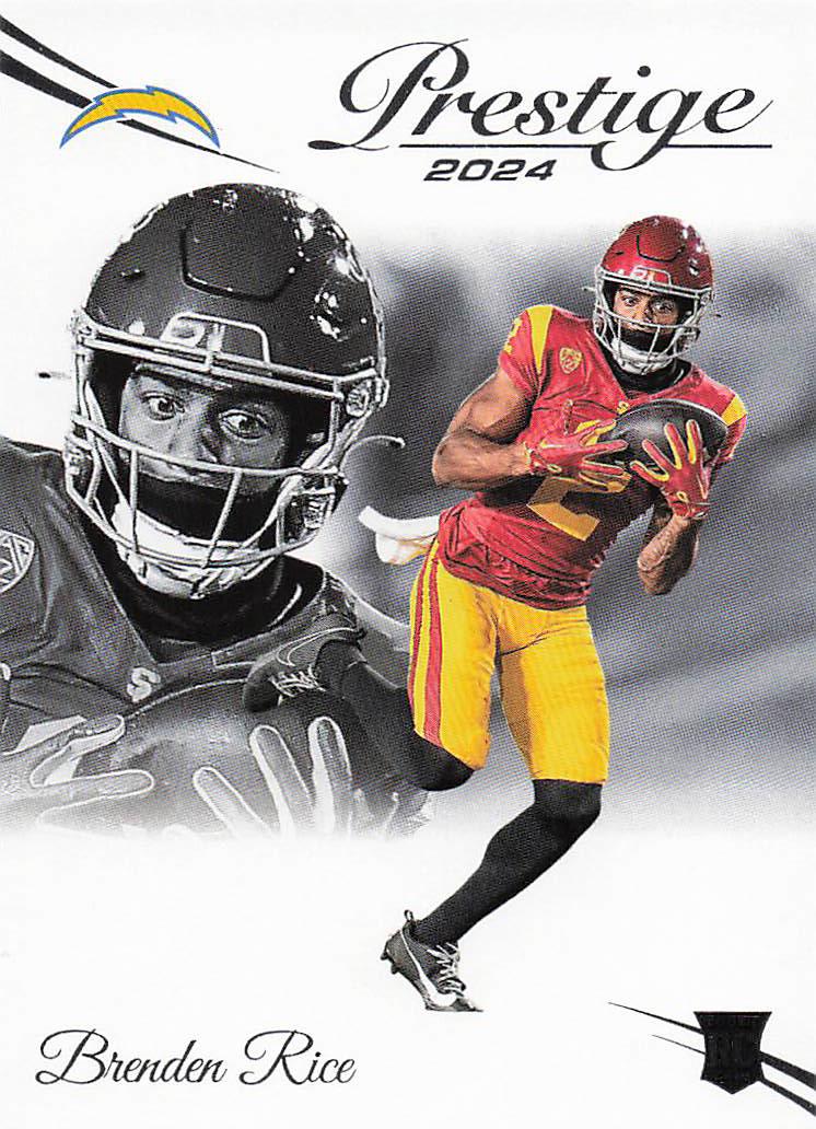 2024 Panini Prestige Football Brenden Rice #370 Rookie
