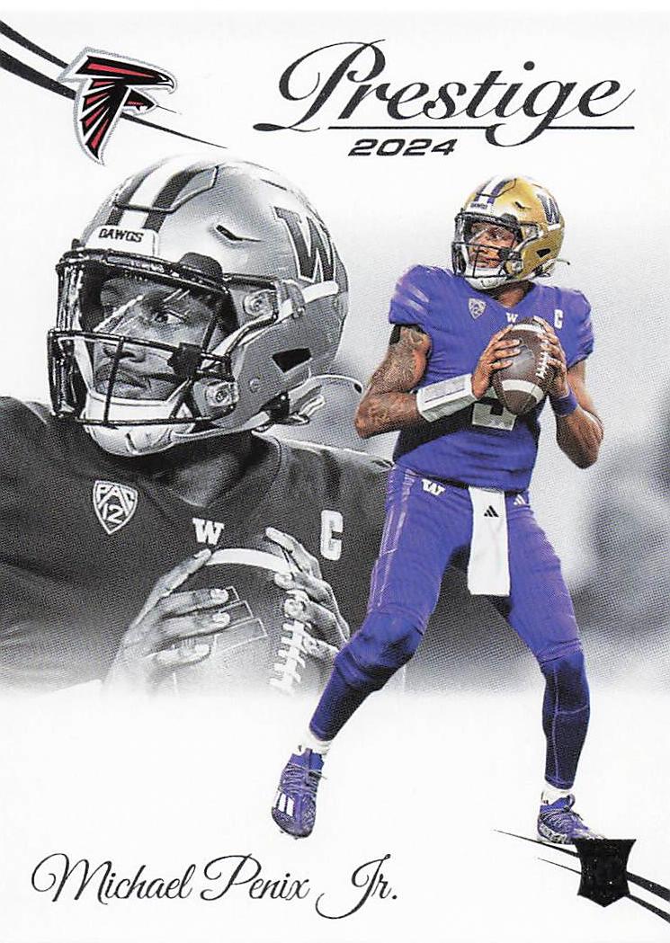 2024 Panini Prestige Football Michael Penix Jr. #335 Rookie