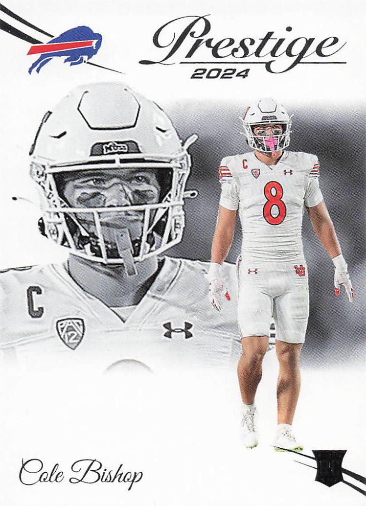 2024 Panini Prestige Football Cole Bishop #384 Rookie