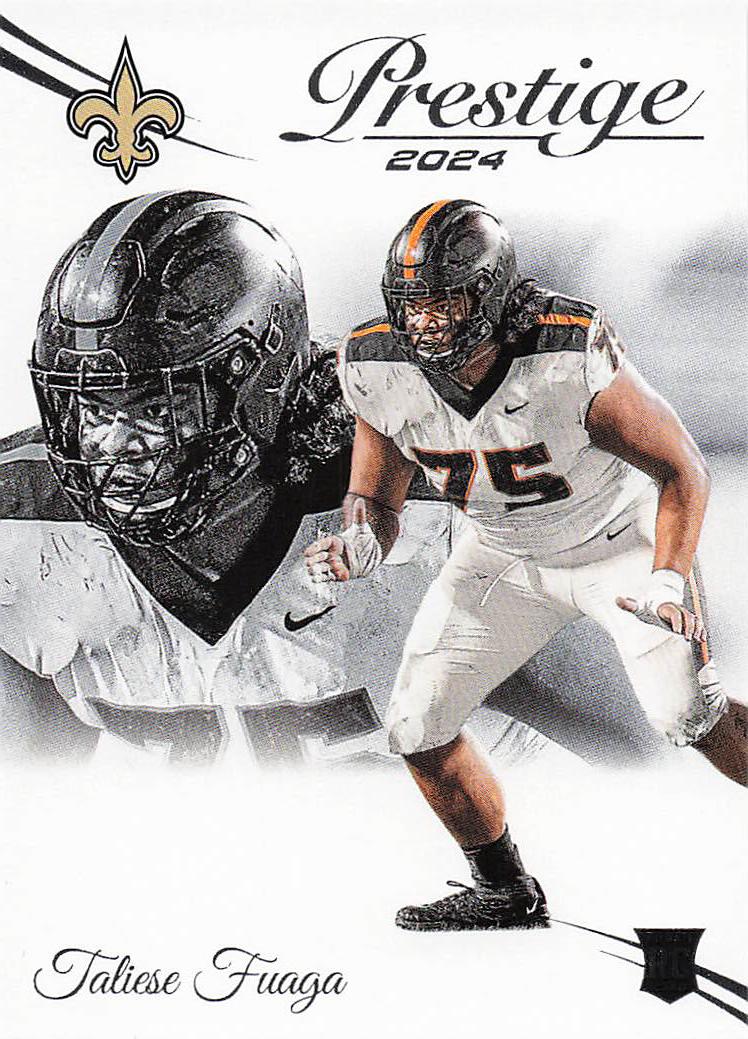 2024 Panini Prestige Football Taliese Fuaga #312 Rookie