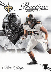 2024 Panini Prestige Football Taliese Fuaga #312 Rookie