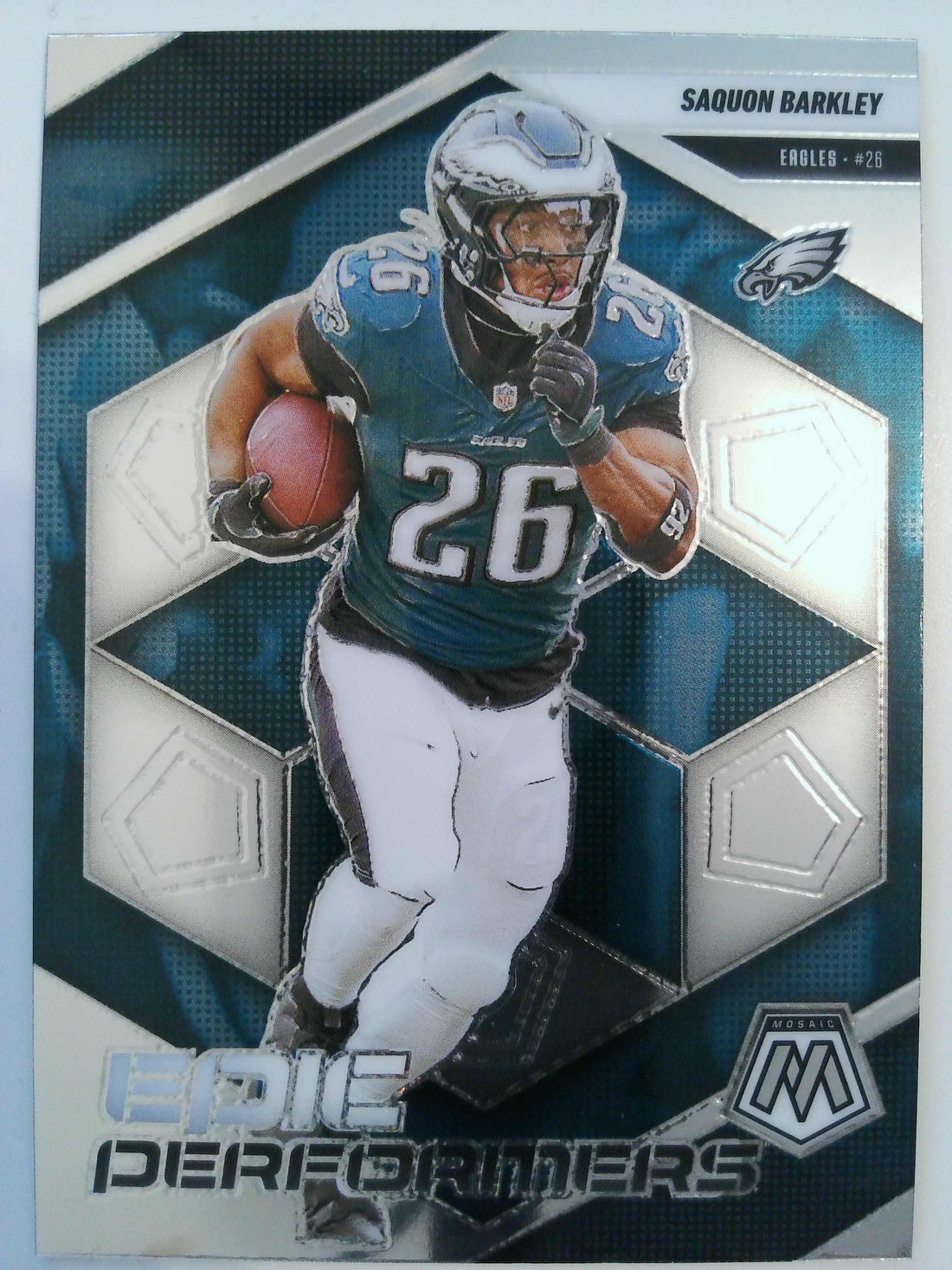 2025 Panini Mosaic Football Epic Performers Saquon Barkley #2