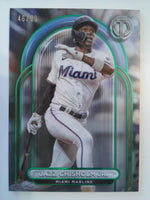 2024 Topps Tribute Baseball Green 46/99 Jazz Chisholm Jr. #48