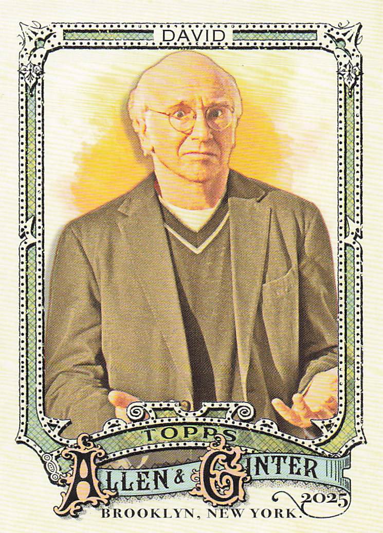 2025 Topps Allen & Ginter Baseball Larry David #184
