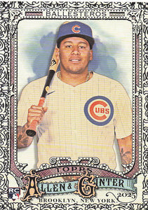 2025 Topps Allen & Ginter Baseball Foil Filagree Moisés Ballesteros #219 Rookie