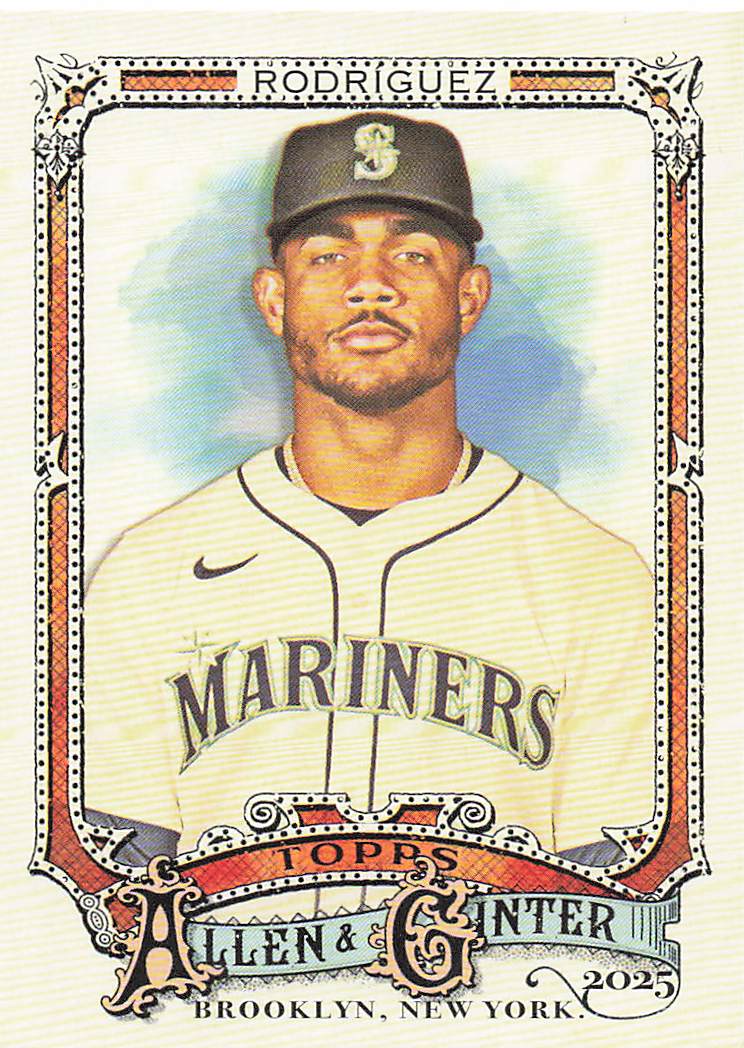 2025 Topps Allen & Ginter Baseball Julio Rodríguez #70