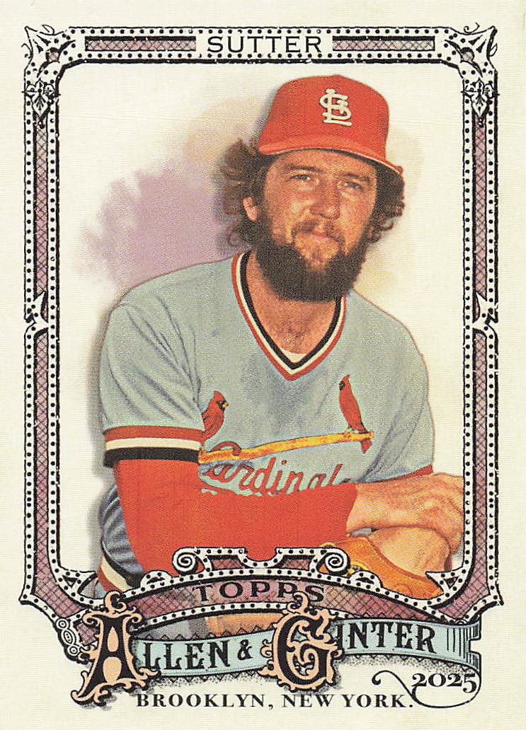 2025 Topps Allen & Ginter Baseball Bruce Sutter #313