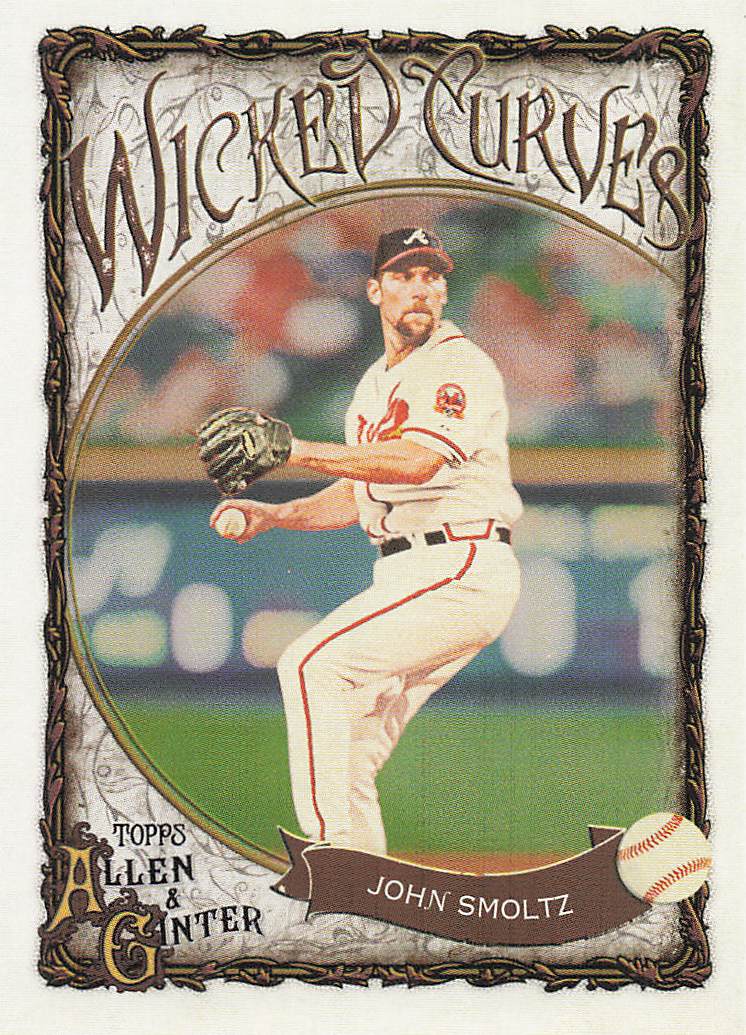 2025 Topps Allen & Ginter Baseball Wicked Curves John Smoltz #WC-34