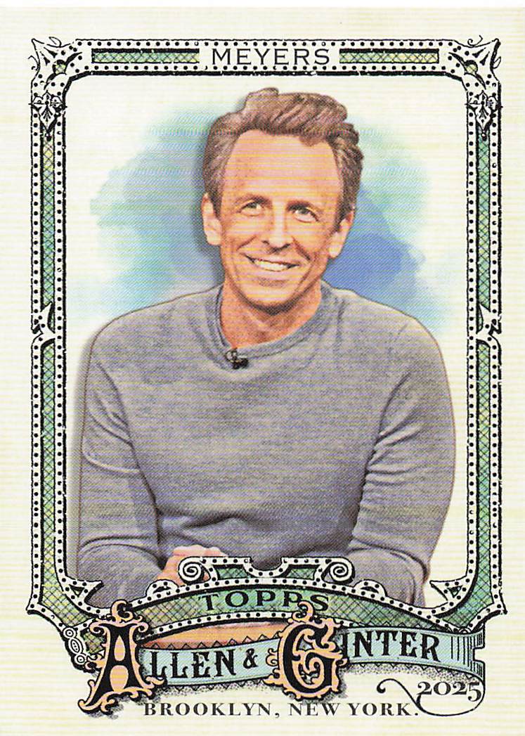 2025 Topps Allen & Ginter Baseball Seth Meyers #292